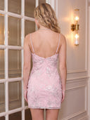 Sequin Sheath Sweetheart Short Homecoming Dresses