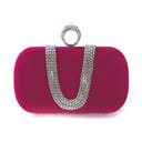 Geometric Delicated Beadings Sparkly Velvet Hand Bags