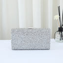 Geometric Diamond Glitter Beadings Evening Hand Bags