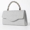 Geometric Classic Beadings Glitter Hand Bags