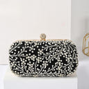 Classic Beadings Geometric Delicated Rhinestone Elegant Hand Bags