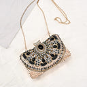 Classic Glitter Geometric Delicated Rhinestone Elegant Hand Bags