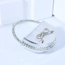 Delicated Glitter Rhinestone Beadings Bow Hand Bags