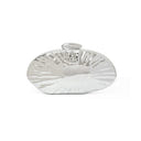 Sparkling Fan-Shaped Metallic Clutch Hand Bags