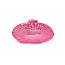Sparkling Fan-Shaped Metallic Clutch Hand Bags