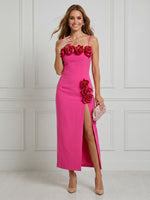 Satin Mermaid Spaghetti Straps Maxi Cocktail Dresses