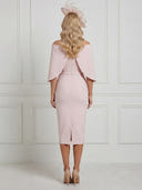 Satin Mermaid Off Shoulder Maxi Cocktail Dresses with Flower