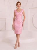 Satin Mermaid V Neck Maxi Cocktail Dresses