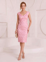 Satin Mermaid V Neck Maxi Cocktail Dresses