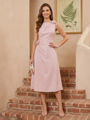 Sequin Mermaid Boat Neck Sleeveless Long Cocktail Dresses