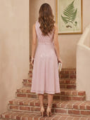 Sequin Mermaid Boat Neck Sleeveless Long Cocktail Dresses