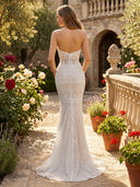 Mermaid Long Evening Dresses with Beading
