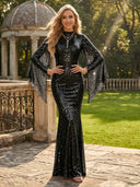 Sequin Mermaid Long Evening Dresses