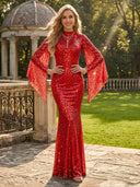 Sequin Mermaid Long Evening Dresses