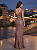 Sequin Mermaid Long Evening Dresses