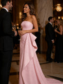Mermaid Strapless Sleeveless Long Evening Dresses with Beads