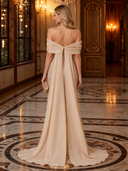 Sequin Off the Shoulder Mermaid Long Evening Dresses