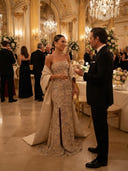 Glitter Mermaid Evening Dresses Champagne Strapless Sequin
