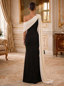 Satin Evening Dresses One Shoulder Mermaid / Trumpet Formal Dress Long Elegant Wedding Guest