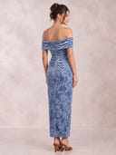 Mermaid Evening Dresses Velvet Off Shoulder Ankle Length Cocktail Party Dress Back Zipper