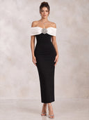 Mermaid Evening Dresses Satin Off Shoulder Ankle Length Cocktail Party Dress with Beads/Back Zipper