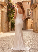 Satin Mermaid Spaghetti Straps Long Formal Dresses with Corset