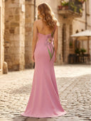 Satin One Shoulder Mermaid Long Formal Dresses
