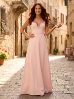 A Line Beading Sweetheart Sleeveless Long Formal Dresses