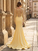 Satin Mermaid Sweetheart Long Sleeve Formal Dresses