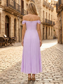 Chiffon A Line Off the Shoulder Sleeveless Long Formal Dresses