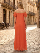 Chiffon A Line Off the Shoulder Sleeveless Formal Dresses