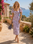 Chiffon Mermaid Sweetheart Short Sleeves Long Formal Dresses