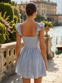 Chiffon Ruffles Spaghetti Straps Short Sweetheart A Line Homecoming Dresses