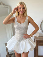Sequin A Line Scoop Neck Spaghetti Straps Short Homecoming Dresses