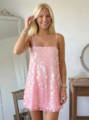 Satin A Line Spaghetti Straps Short Homecoming Dresses