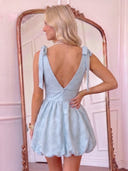 Jacquard Sweetheart A Line Homecoming Dresses
