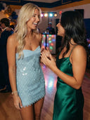 Bodycon Mini Homecoming Dresses Strapless Sweetheart 3D Circular Sequin