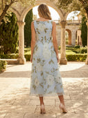 Tulle A Line Round Neck Mother of the Bride Dresses with Pleated