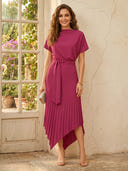 Satin A Line Long Mother of the Bride Dresses