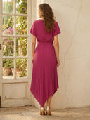 Satin A Line Long Mother of the Bride Dresses