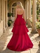 Satin Halter A Line Long Mother of the Bride Dresses