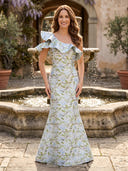 Satin One Shoulder Mermaid Long Mother of the Bride Dresses
