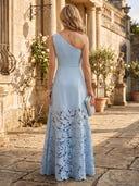 A Line One Shoulder Sleeveless Mother of the Bride Dresses