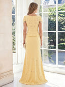 Satin A Line Sweetheart Sleeveless Long Mother of the Bride Dresses