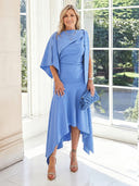 Satin Sheath Sleeveless Ankle Length Long Mother of the Bride Dresses