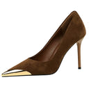 Closed Toe High Heel Elegant Party Shoes