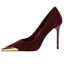 Closed Toe High Heel Elegant Party Shoes