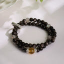 Prosperity Crystal Double Loop Bead Bracelets