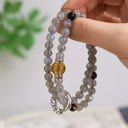 Prosperity Crystal Double Loop Bead Bracelets