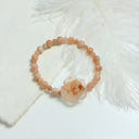 Dainty Floral Stretch Crystal Bead Bracelets